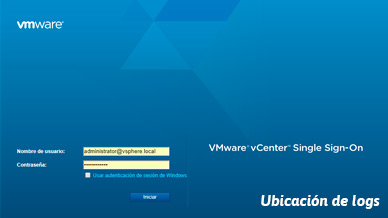 VMware - Cambiar ubicación de archivos log